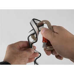 Singing Rock Safety Chain 16mm 120cm Perlon Güvenlik Zinciri Black - 3
