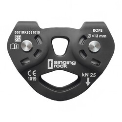 Singing Rock Tandem Pulley İkili Makara Siyah - Singing Rock