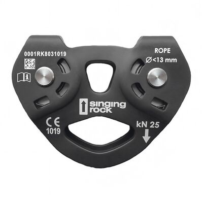 Singing Rock Tandem Pulley İkili Makara Siyah - 1