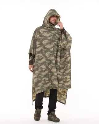 Single Sword Askeri Panço Yağmurluk Jan Kamuflaj Desen - 7