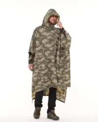 Single Sword Askeri Panço Yağmurluk Kamuflaj Desen - 5
