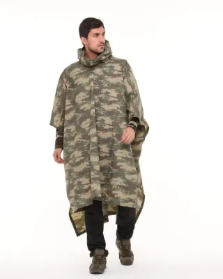 Single Sword Askeri Panço Yağmurluk Kamuflaj Desen - 6