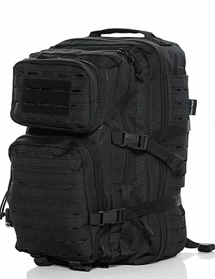Single Sword Tactical Su Geçirmez Outdoor Avcı Çanta Siyah 36Lt - 2