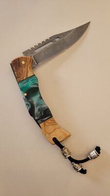 Sirius Knife N690 Yeşil Epoksi Çakı 6M1 - 1