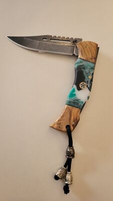 Sirius Knife N690 Yeşil Epoksi Çakı 7M - 1