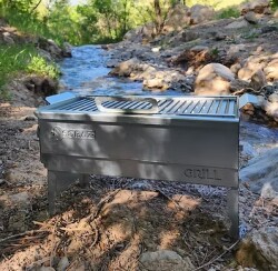 Sobaz Grill Küçük Boy Galvaniz Mangal - 4