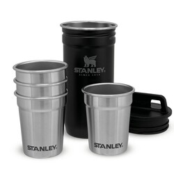 Stanley Adventure Nest Shot Bardakları Siyah - 1
