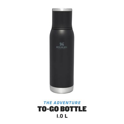 Stanley Adventure To-Go Bottle 1Lt Black