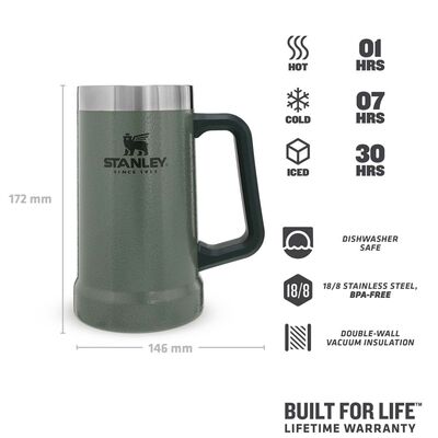 Stanley Adventure Vakumlu Termos Bira Bardak 0.70lt Yeşil - 4
