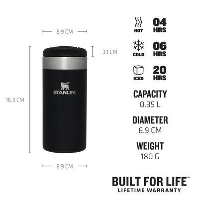 Stanley Aerolight Transit Mug Termos Black Metallic 0,35Lt - 2