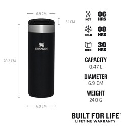 Stanley Aerolight Transit Mug Black Metallic 0,47Lt - 2