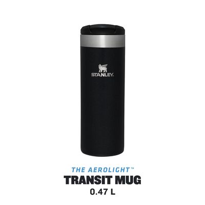 Stanley Aerolight Transit Mug Black Metallic 0,47Lt