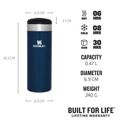 Stanley Aerolight Transit Mug Royal Blue Metallic 0,47Lt - 2