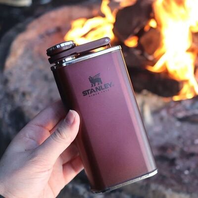 Stanley Cep Matarası Classic Flask 8oz Bordo - 4