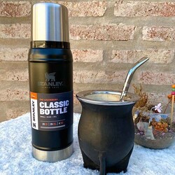 Stanley Vakumlu Paslanmaz Çelik Termos 0.75Lt Siyah - 5