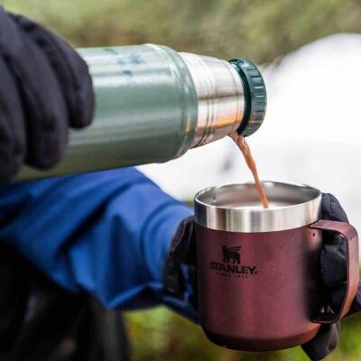 Stanley Vakumlu Paslanmaz Çelik Termos 0.75Lt Hammertone Green - 5
