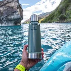 Stanley Vakumlu Paslanmaz Çelik Termos 0.75Lt Hammertone Green - 6