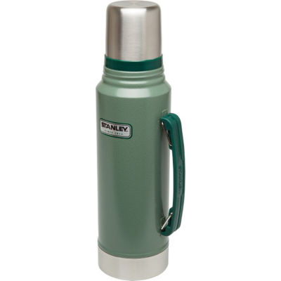 Stanley Classic Vacuum Flask 1 Lt Termos Hammertone Green