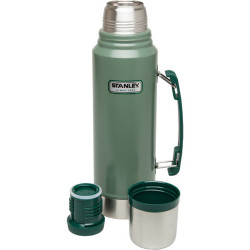 Stanley Classic Vacuum Flask 1 Lt Termos Hammertone Green - Thumbnail