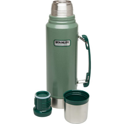 Stanley Classic Vacuum Flask 1 Lt Termos Hammertone Green