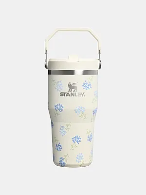 Stanley Flip Straw Tumbler Mini Pipetli Termos Bardak 0,59 LT Çiçekli - 1