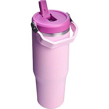 Stanley Flip Straw Tumbler Pipetli Termos Bardak 0,89 LT Cherry Blossom - 2