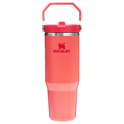 Stanley Flip Straw Tumbler Pipetli Termos Bardak 0,89 LT Hot Coral - STANLEY