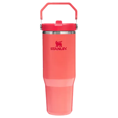 Stanley Flip Straw Tumbler Pipetli Termos Bardak 0,89 LT Hot Coral - 1