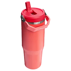 Stanley Flip Straw Tumbler Pipetli Termos Bardak 0,89 LT Hot Coral - 2
