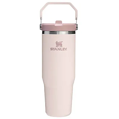 Stanley Flip Straw Tumbler Pipetli Termos Bardak 0,89 LT Rose Quartz - 1