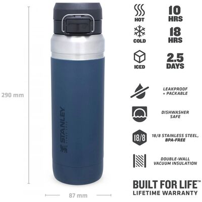 Stanley Go Quick Flip Paslanmaz Çelik Su Termosu 1.06Lt Abyss - 4