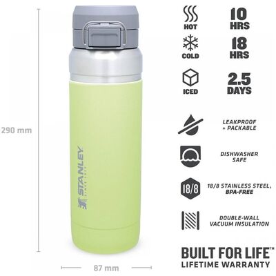 Stanley Go Quick Flip Paslanmaz Çelik Su Termosu 1.06Lt Citron - 3
