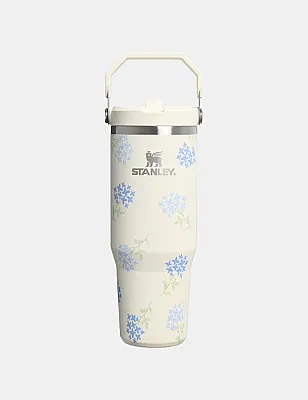 Stanley IceFlow Straw Tumbler Pipetli Termos 0,89 Lt Çiçekli - 4