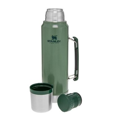 Stanley Klasik Termos 1Lt Legendary Bottle Hammertone Green