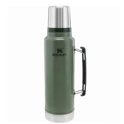 Stanley Klasik Termos 1Lt Legendary Bottle Hammertone Green