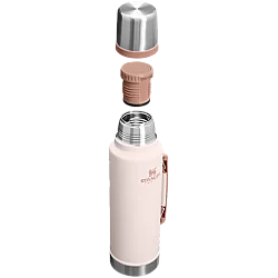 Stanley Legendary Klasik Vakumlu Çelik Termos 1,4Lt Parlak Pudra - 3