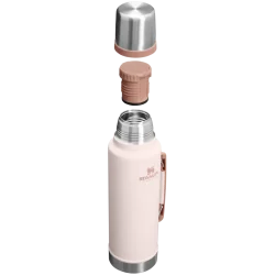 Stanley Legendary Klasik Vakumlu Çelik Termos 1,4Lt New Pudra - 3