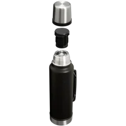 Stanley Legendary Klasik Vakumlu Çelik Termos 1,4Lt New Siyah - 3