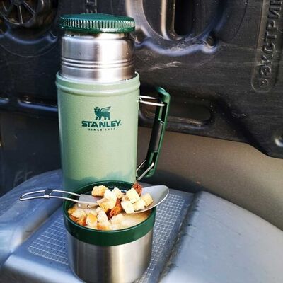Stanley Klasik Vakumlu Çelik Yemek Termosu 0.94 Lt Yeşil - 4