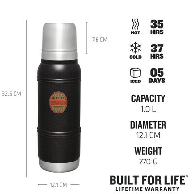 Stanley Milestones Termos 1 Lt (1960 Özel Seri) Black Patina - 2