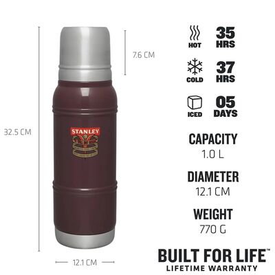Stanley Milestones Termos 1 Lt (1960 Özel Seri) Garnet Gloss - 2