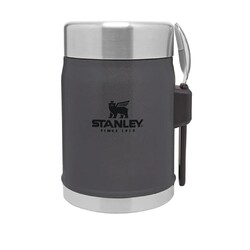 STANLEY - Stanley Paslanmaz Çelik Yemek Termosu Kaşıklı 0,40lt Kömür Rengi