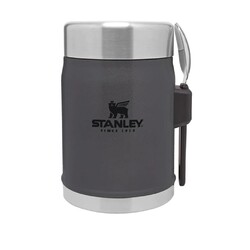 Stanley Paslanmaz Çelik Yemek Termosu Kaşıklı 0,40lt Kömür Rengi - 1