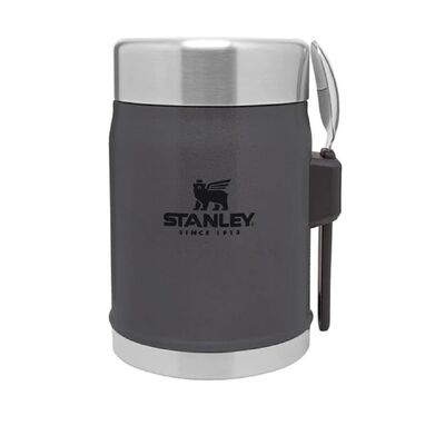 Stanley Paslanmaz Çelik Yemek Termosu Kaşıklı 0,40lt Kömür Rengi - 1