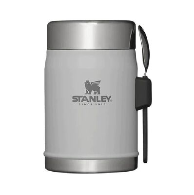 Stanley Paslanmaz Çelik Yemek Termosu Kaşıklı 0,40lt Kül Rengi - 1