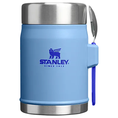 Stanley Paslanmaz Çelik Yemek Termosu Kaşıklı 0,40lt Mavi - 1