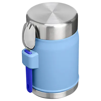 Stanley Paslanmaz Çelik Yemek Termosu Kaşıklı 0,40lt Mavi - 2