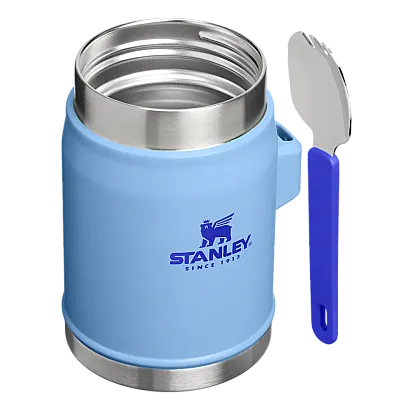 Stanley Paslanmaz Çelik Yemek Termosu Kaşıklı 0,40lt Mavi - 3