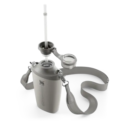 Stanley The Cross Bottle Pipetli Matara 0,68 LT Gri - 5