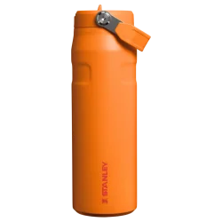 Stanley The IceFlow Flip Straw Pipetli Termos Bardak 0.70lt Goldenrod Coral - 1